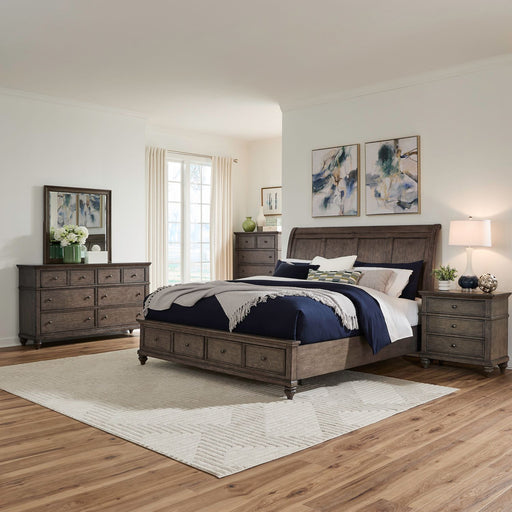 Twin Lakes King Storage Bed, Dresser & Mirror, Chest, Night Stand image