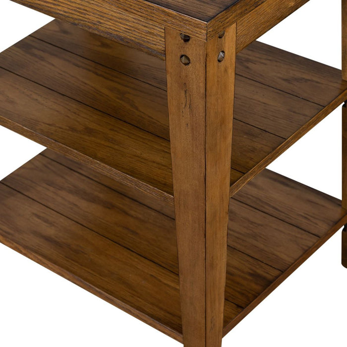 Liberty Furniture Lake House Tiered Table in Oak
