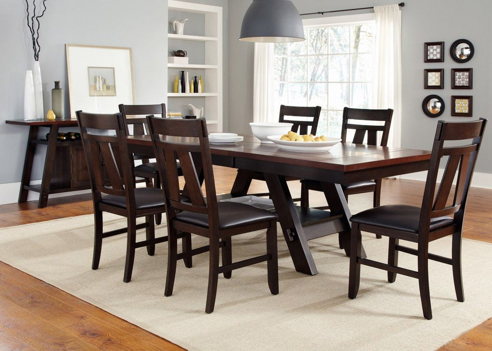 Liberty Furniture Lawson Pedestal Table in Light/Dark Expresso image