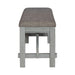 Newport Dining Bench in Smokey Grey image