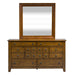 Grandpas Cabin King California Sleigh Bed, Dresser & Mirror, Night Stand image