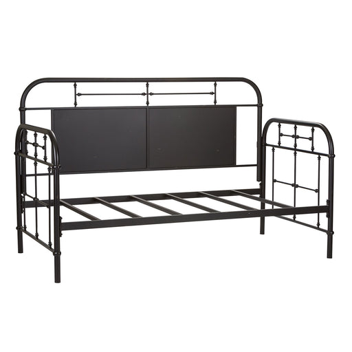 Vintage Series Twin Metal Bed in Black - Red Gate Home Furnishings (Ball Ground, GA)