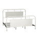 Vintage Series King Metal Bed in Antique White - Red Gate Home Furnishings (Ball Ground, GA)