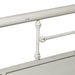 Vintage Series King Metal Bed in Antique White - Red Gate Home Furnishings (Ball Ground, GA)