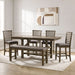 Brook Bay 6 Piece Gathering Table Set image