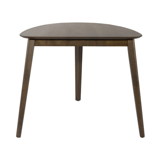 Space Saver Triangle Table in Satin Walnut - Red Gate Home Furnishings (Ball Ground, GA)
