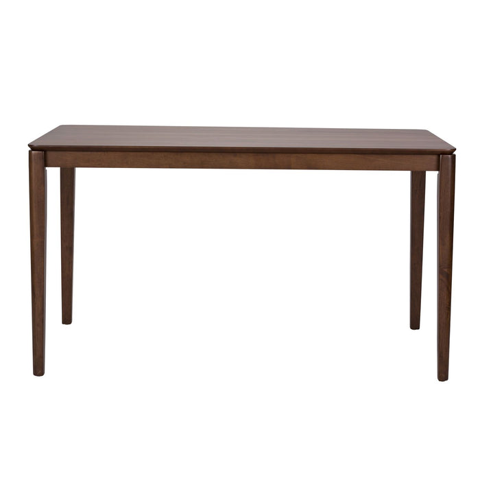 Space Saver Rectangular Leg Table in Satin Walnut - Red Gate Home Furnishings (Ball Ground, GA)