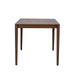 Space Saver Rectangular Leg Table in Satin Walnut - Red Gate Home Furnishings (Ball Ground, GA)