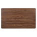 Space Saver Rectangular Leg Table in Satin Walnut - Red Gate Home Furnishings (Ball Ground, GA)
