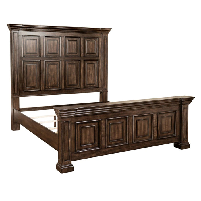 Big Valley Panel Bed, Dresser & Mirror image