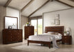 Serenity Panel Bedroom Set Rich Merlot image