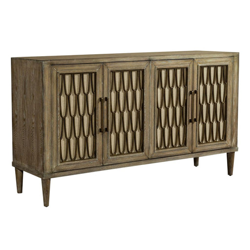 Liberty Furniture Devonshire 4 Door Accent Cabinet in Driftwood image