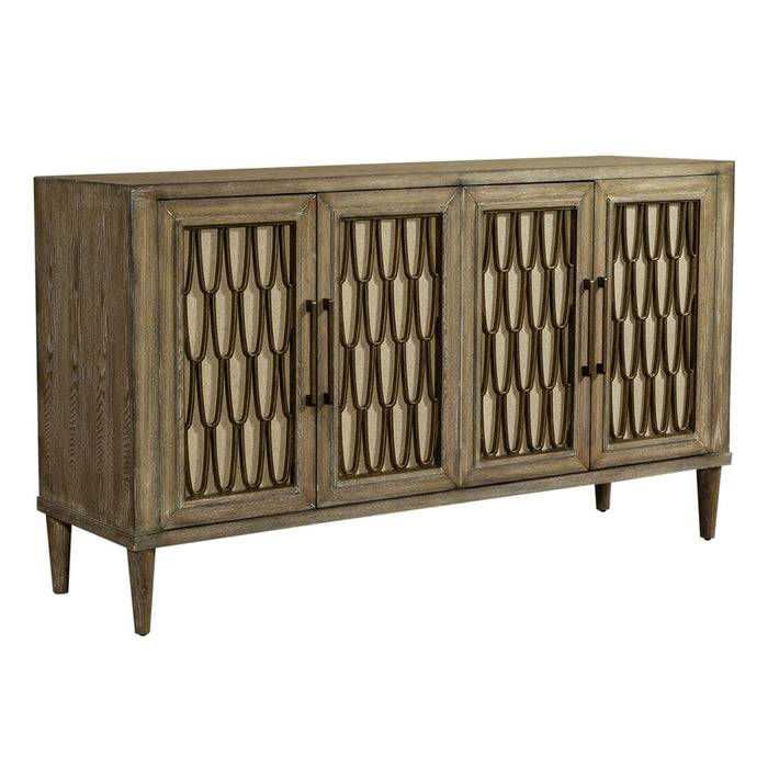 Devonshire 4 Door Accent Cabinet in Driftwood - Red Gate Home Furnishings (Ball Ground, GA)