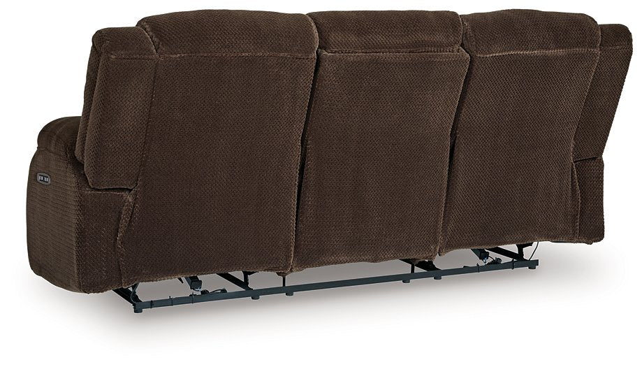 Observation Power Reclining Sofa with Drop Down Table - Red Gate Home Furnishings (Ball Ground, GA)