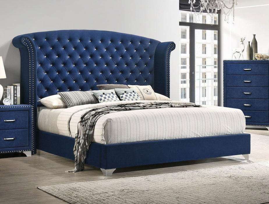 Melody Wingback Bed