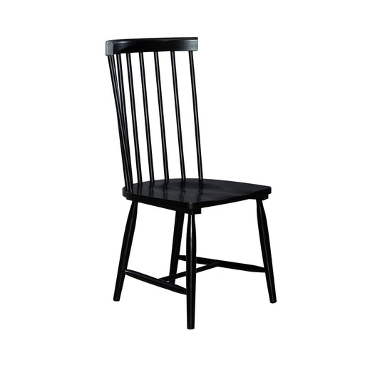 Liberty Furniture Capeside Cottage Spindle Back Side Chair (Set of 2) in Royal Black image
