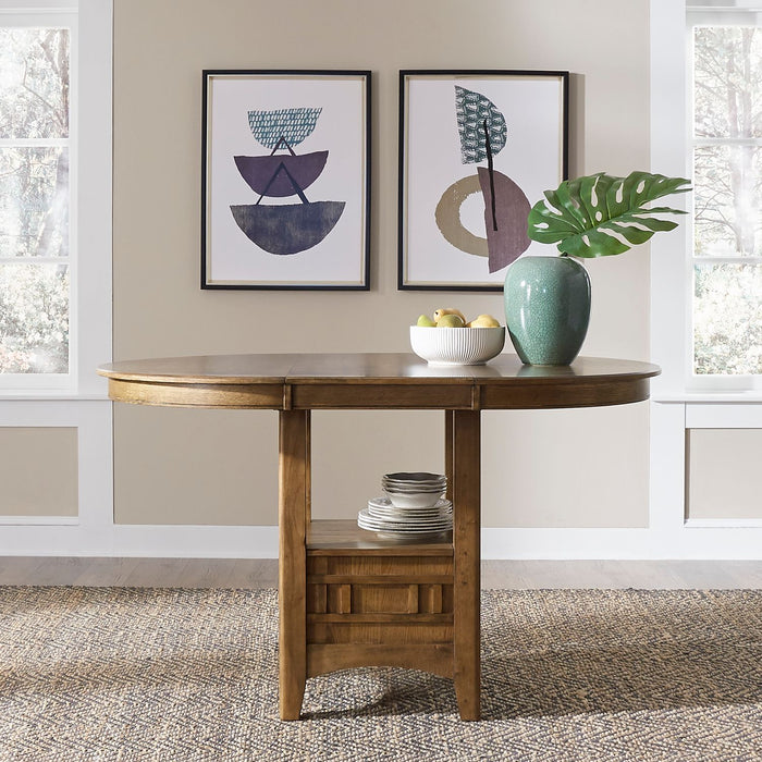 Liberty Furniture Santa Rosa II Pub Table in Antique Honey image