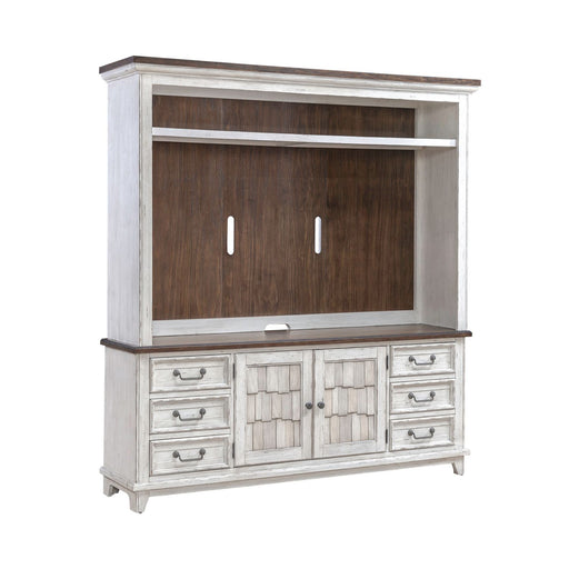 River Place Entertainment Center with Piers - Red Gate Home Furnishings (Ball Ground, GA)
