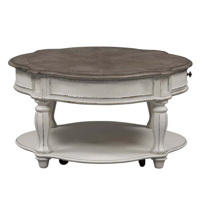 Magnolia Manor Round Cocktail Table