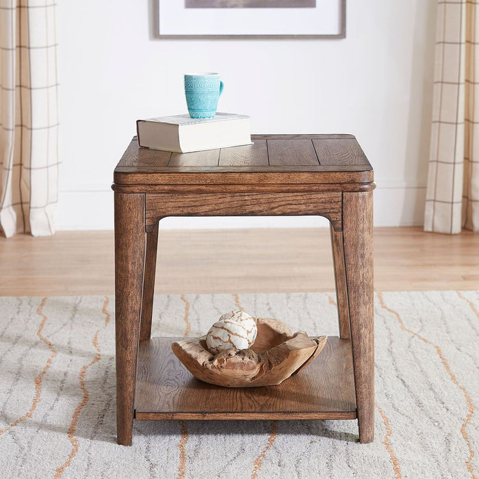 Liberty Furniture Ashford End Table in Sienna