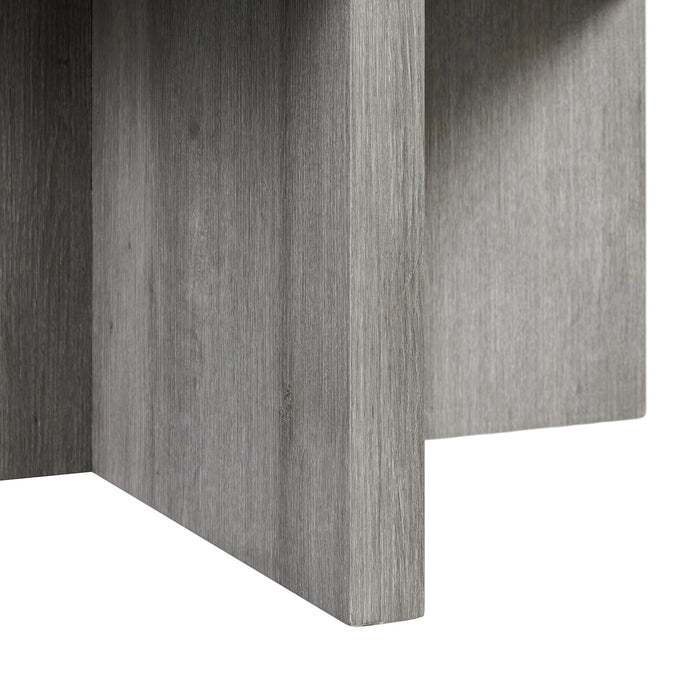 Uster Coffee Table W/Four storage Stools Grey