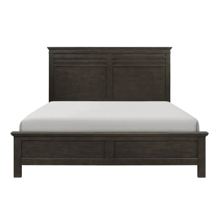 Blaire Farm Full Panel Bed in Saddle Brown Wood 1675F-1*