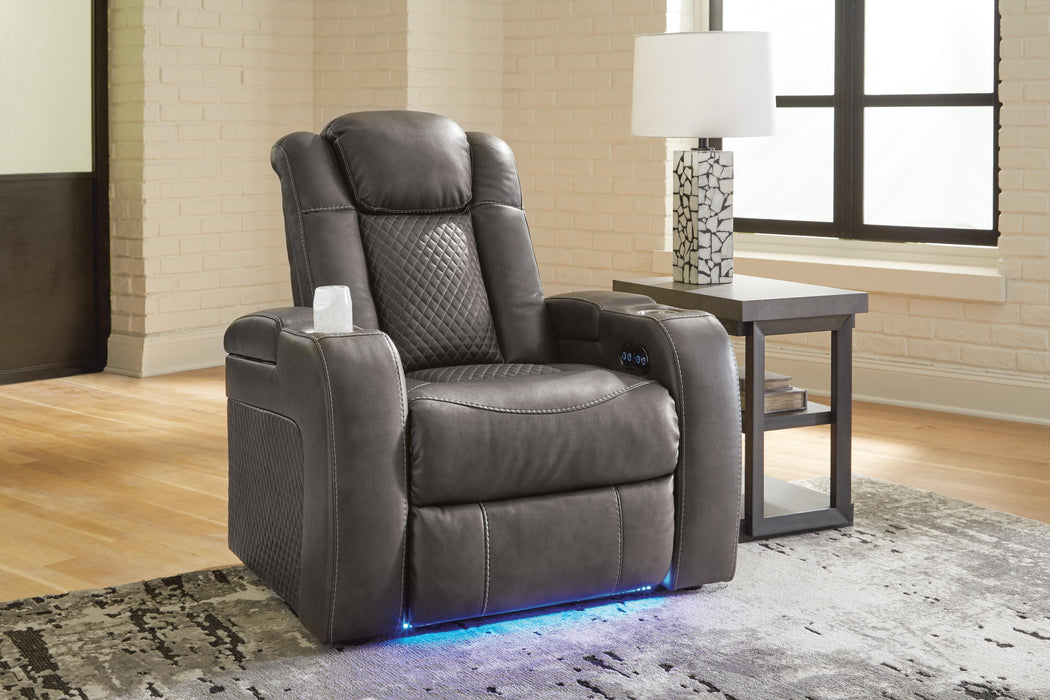 Fyne-Dyme Power Recliner - Red Gate Home Furnishings (Ball Ground, GA)