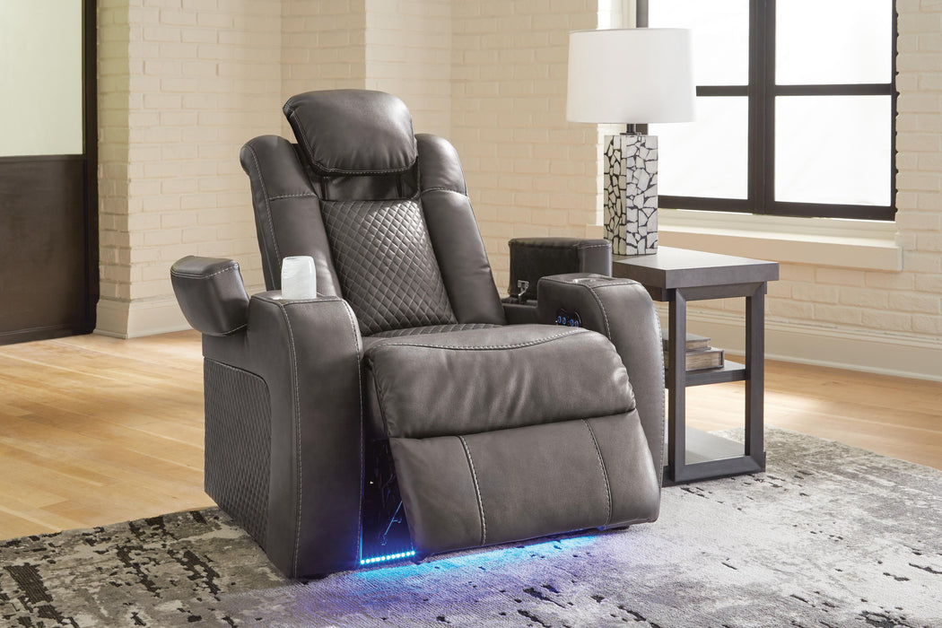 Fyne-Dyme Power Recliner - Red Gate Home Furnishings (Ball Ground, GA)