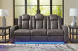 Fyne-Dyme Power Reclining Sofa - Red Gate Home Furnishings (Ball Ground, GA)