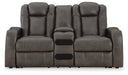 Fyne-Dyme Power Reclining Loveseat with Console - Red Gate Home Furnishings (Ball Ground, GA)