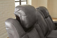 Fyne-Dyme Power Reclining Loveseat with Console - Red Gate Home Furnishings (Ball Ground, GA)