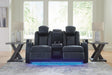 Fyne-Dyme Power Reclining Loveseat with Console - Red Gate Home Furnishings (Ball Ground, GA)