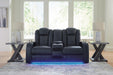 Fyne-Dyme Power Reclining Loveseat with Console - Red Gate Home Furnishings (Ball Ground, GA)
