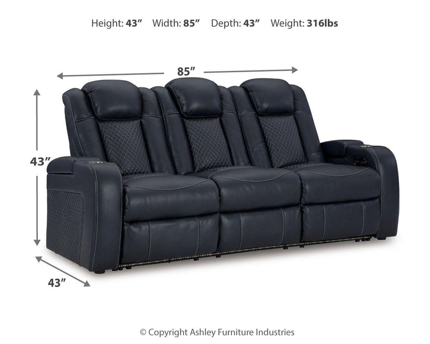 Fyne-Dyme Power Reclining Sofa - Red Gate Home Furnishings (Ball Ground, GA)