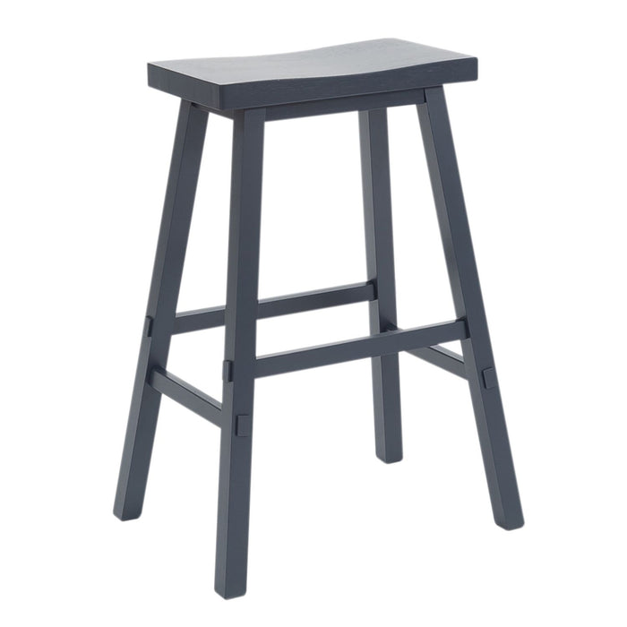 Creations 30 Inch Sawhorse Stool- Navy image