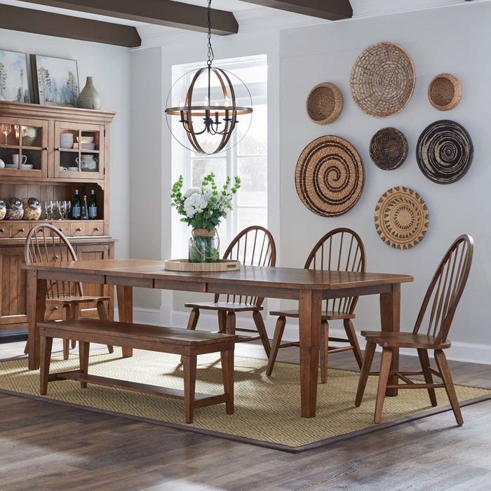 Hearthstone Ridge 6 Piece Rectangular Table Set image