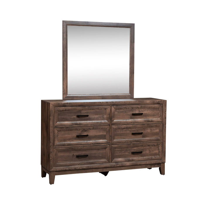Ridgecrest Queen Panel Bed, Dresser & Mirror, Night Stand