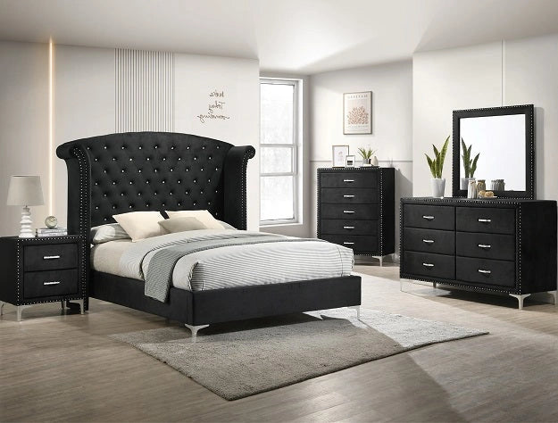 Lucinda K/Q Wing - Black