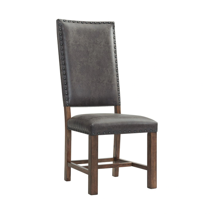 Gramercy 6PC Dining Set-Table, Four Tall Back Chairs and Settee