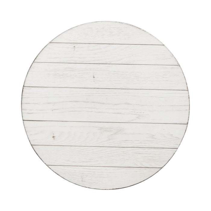 Modern Farmhouse Splay Leg Round End Table image