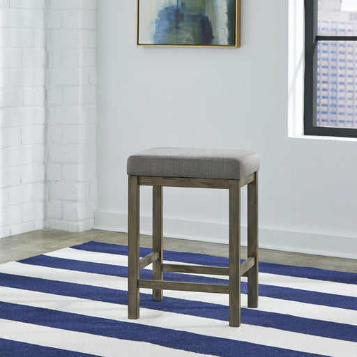 Hayden Way Uph Console Stool in Gray image