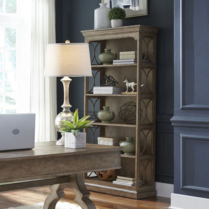 Simply Elegant Bookcase in Heathered Taupe image