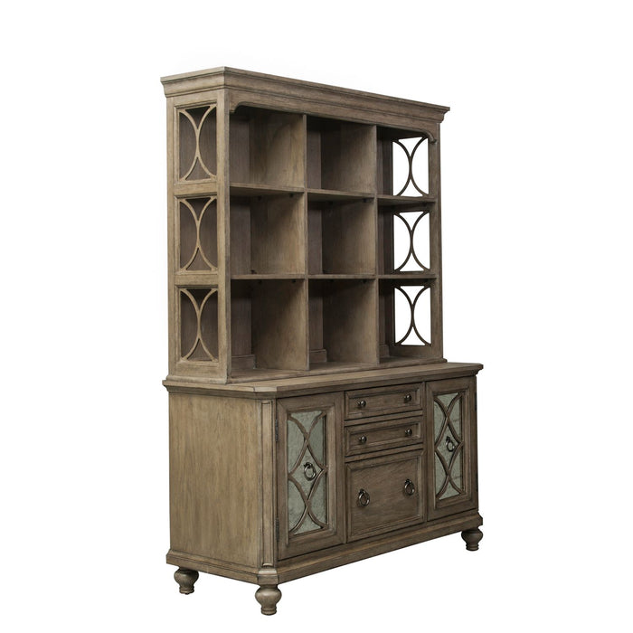 Simply Elegant 3 Piece Desk & Hutch Set