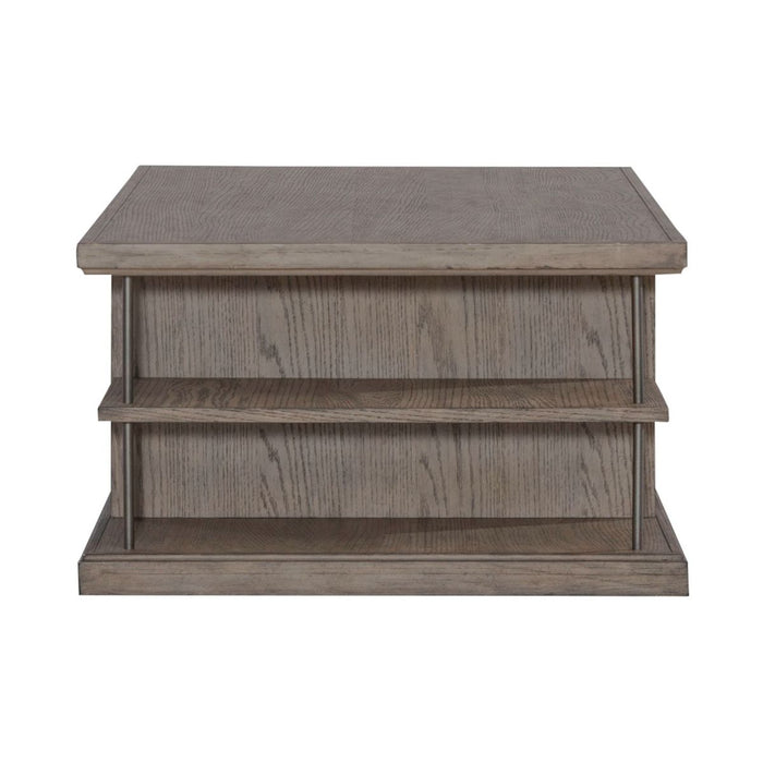 Liberty Furniture City Scape Cocktail Table in White Oak Veneers