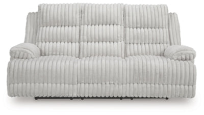 Rhines Falls Power Reclining Sofa with Drop Down Table - Red Gate Home Furnishings (Ball Ground, GA)