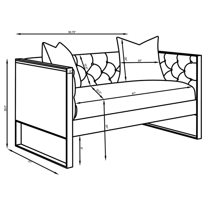 Eastbrook Stationary 3 Pc Set Gray - Red Gate Home Furnishings (Ball Ground, GA)