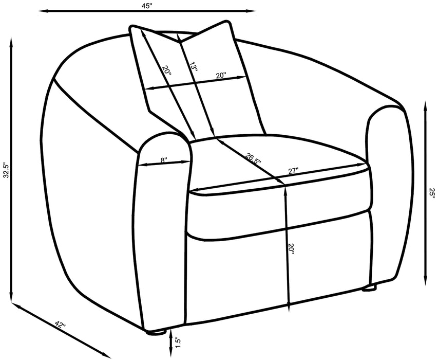 Isabella Stationary 3 Pc Sets - Red Gate Home Furnishings (Ball Ground, GA)