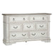 Abbey Park Drawer Dresser in Antique White - Red Gate Home Furnishings (Ball Ground, GA)
