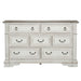 Abbey Park Drawer Dresser in Antique White - Red Gate Home Furnishings (Ball Ground, GA)