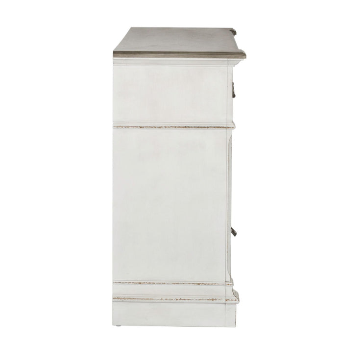 Abbey Park Drawer Dresser in Antique White - Red Gate Home Furnishings (Ball Ground, GA)